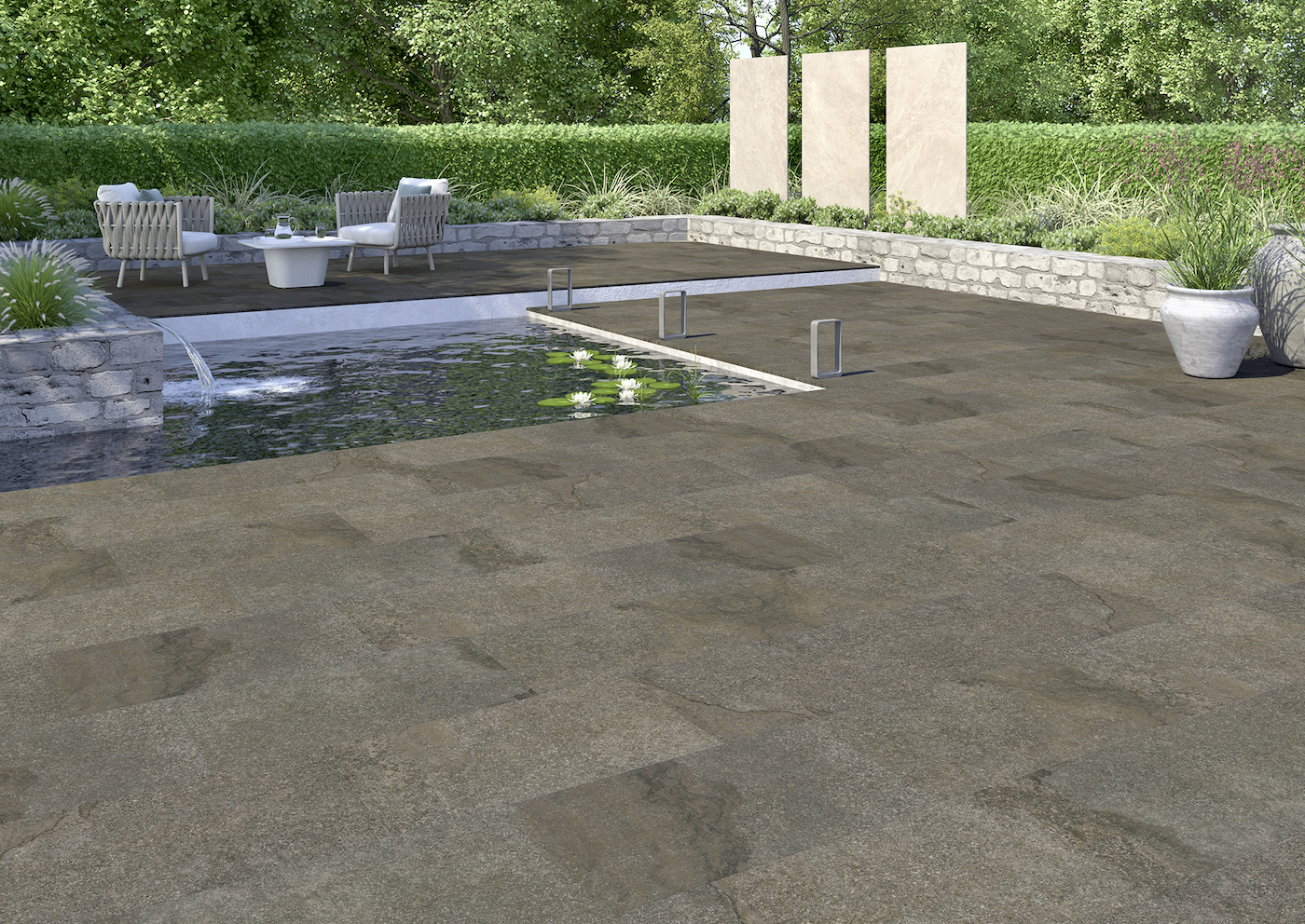 Idaho brown 40x80 2cm outdoor, porcelain gres