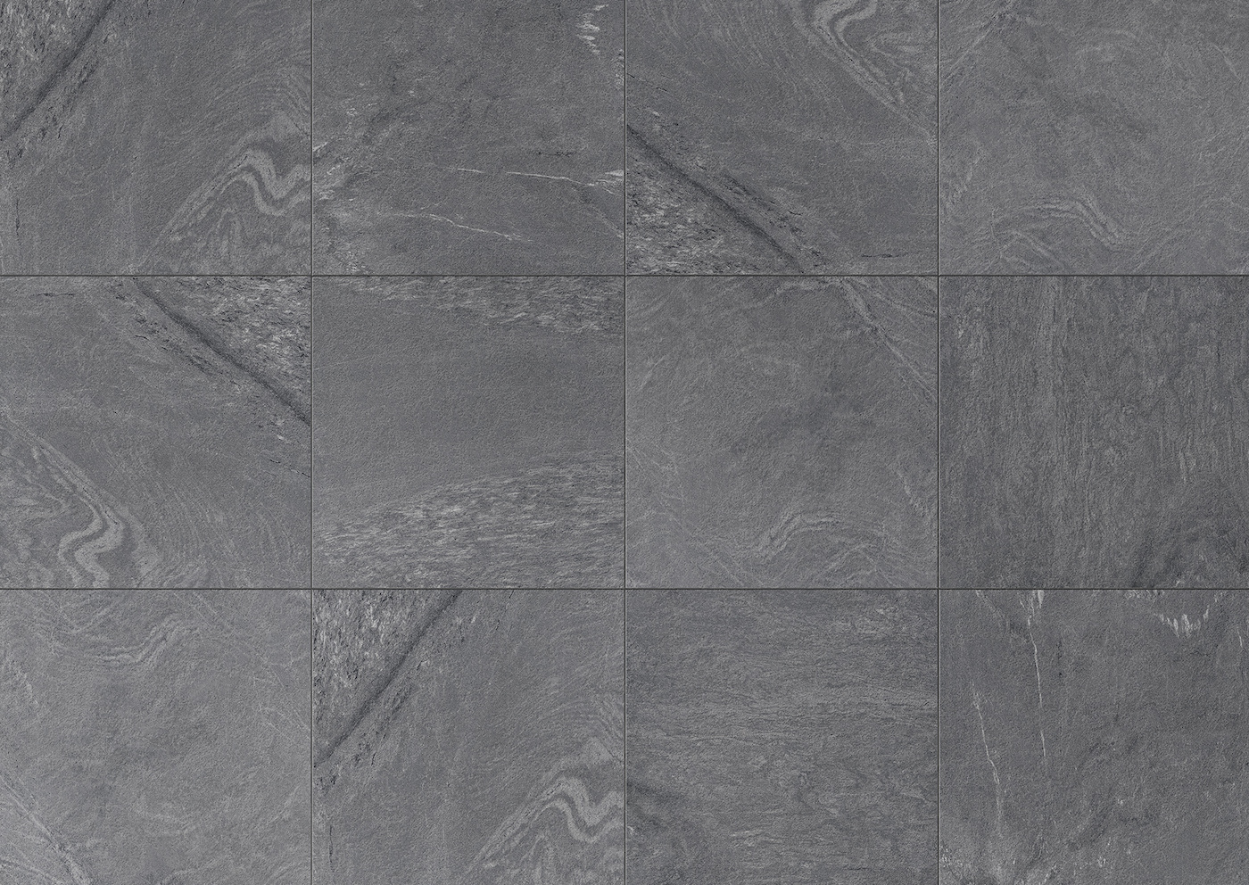 Kansas anthracite 60x60 2cm outdoor flooring