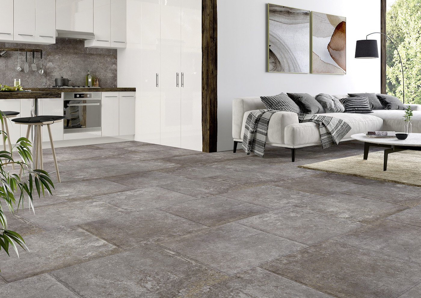 Monument grey 60x60 porcelain gres