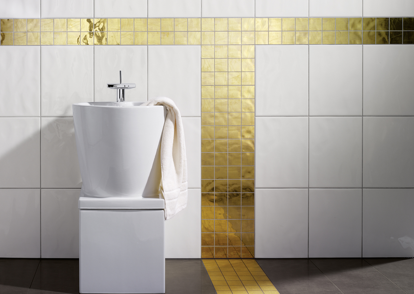 Gold Tiles realgold wall tile and porcelain gres