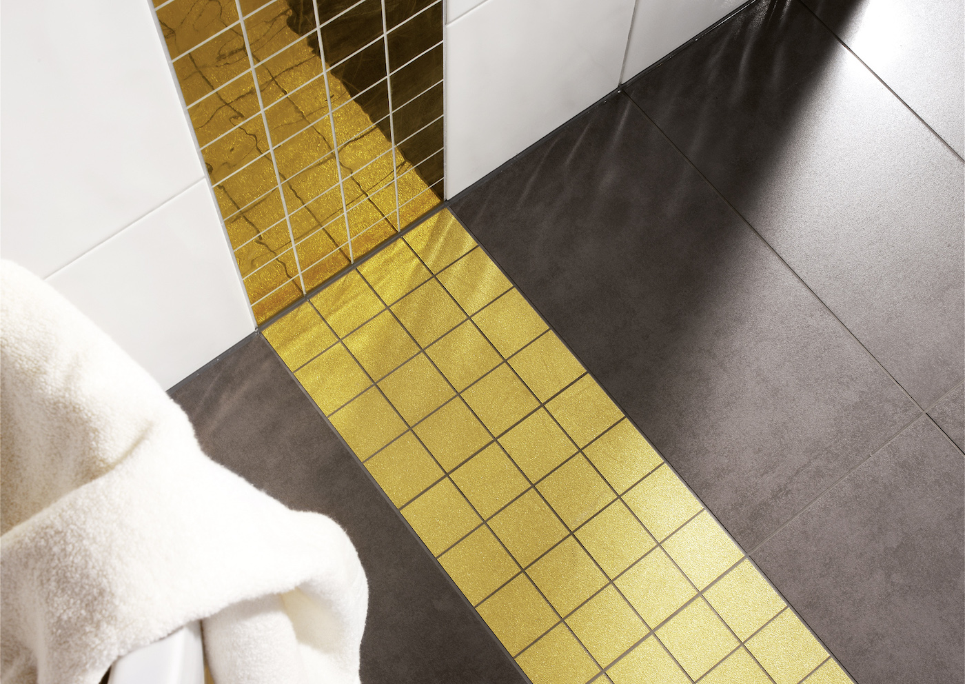 Gold Tiles realgold wall tile and porcelain gres