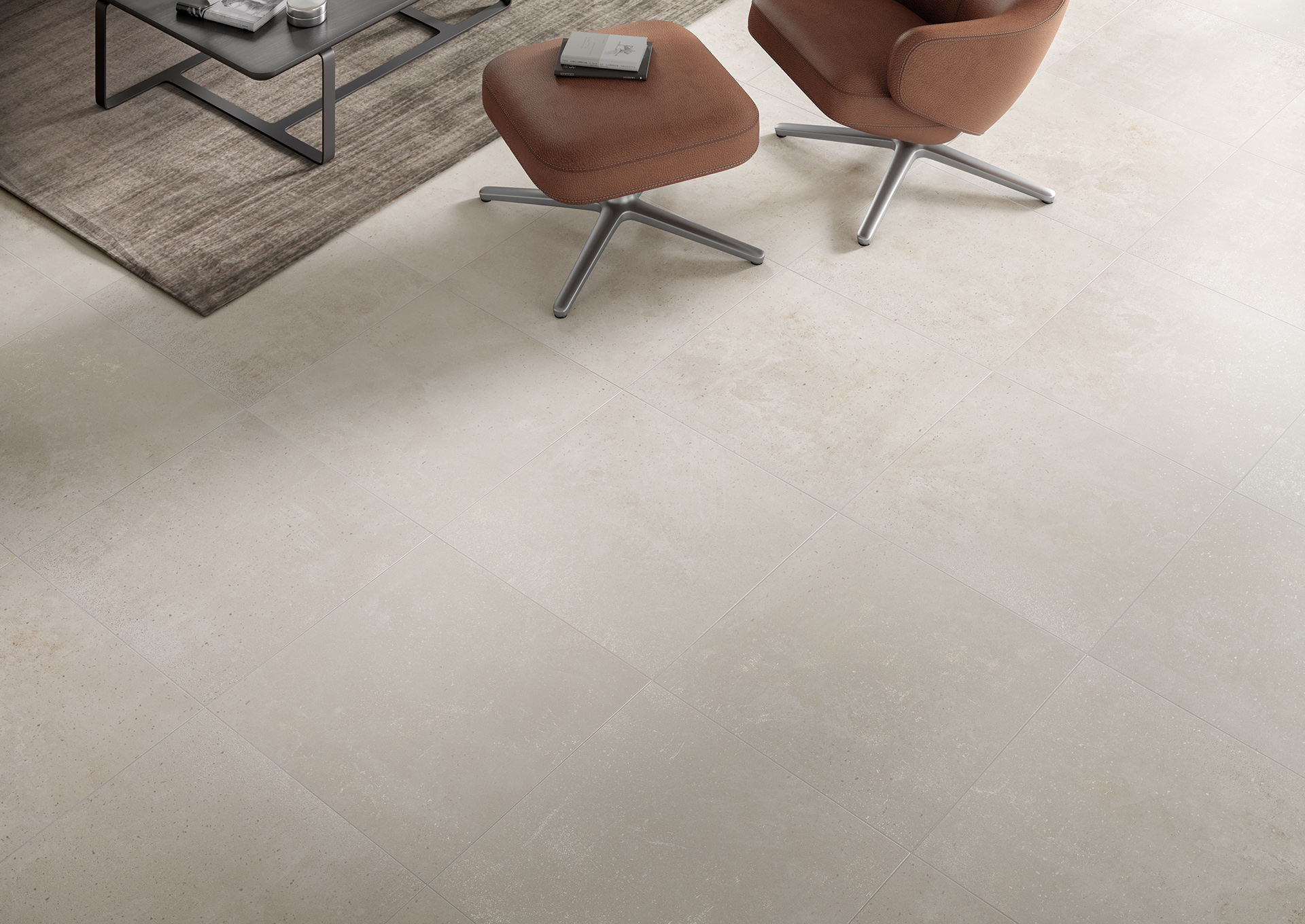 Milestone #6MM beige 60x60 porcelain gres, 6mm