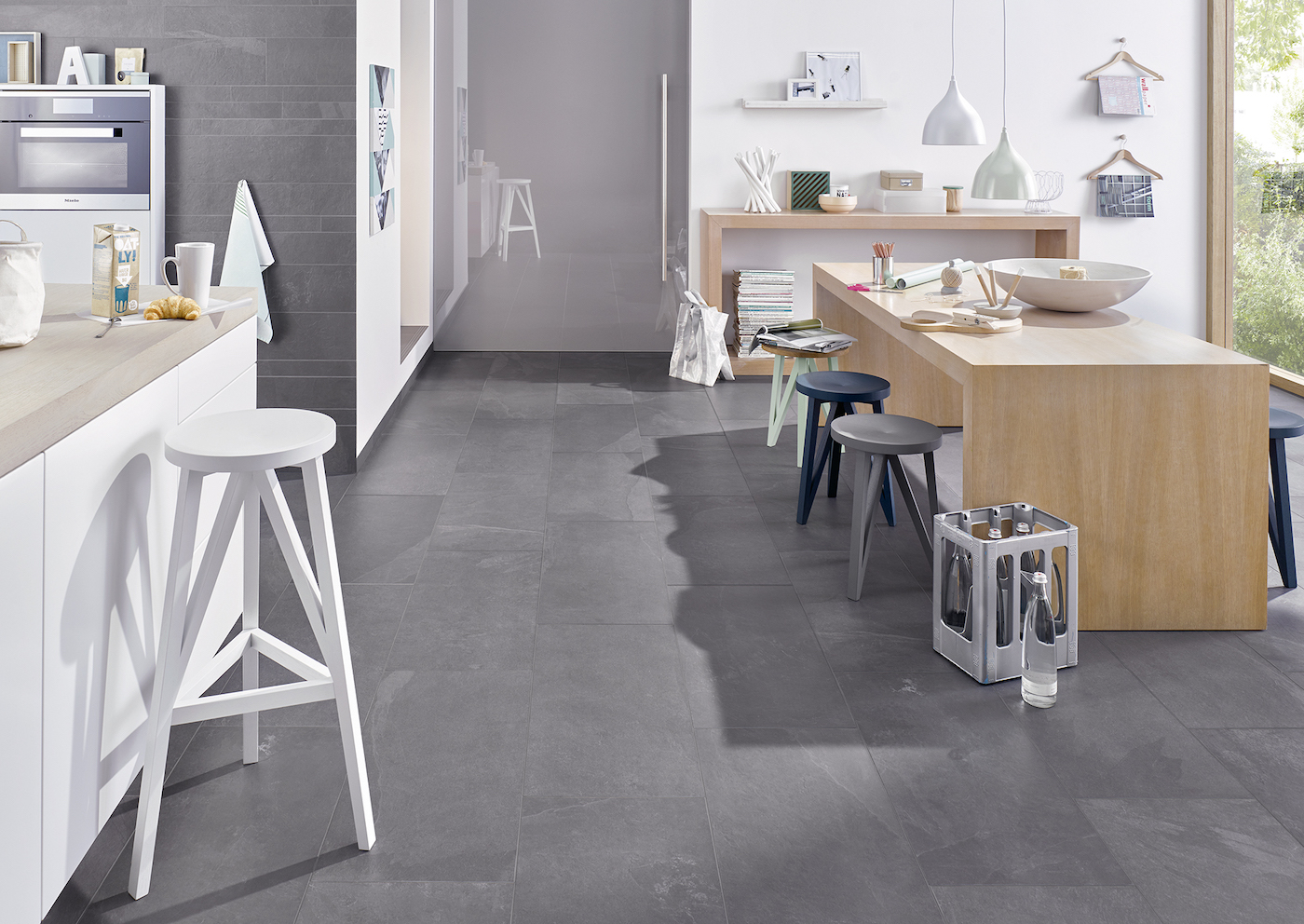 Slate slate 37,5x75 porcelain gres