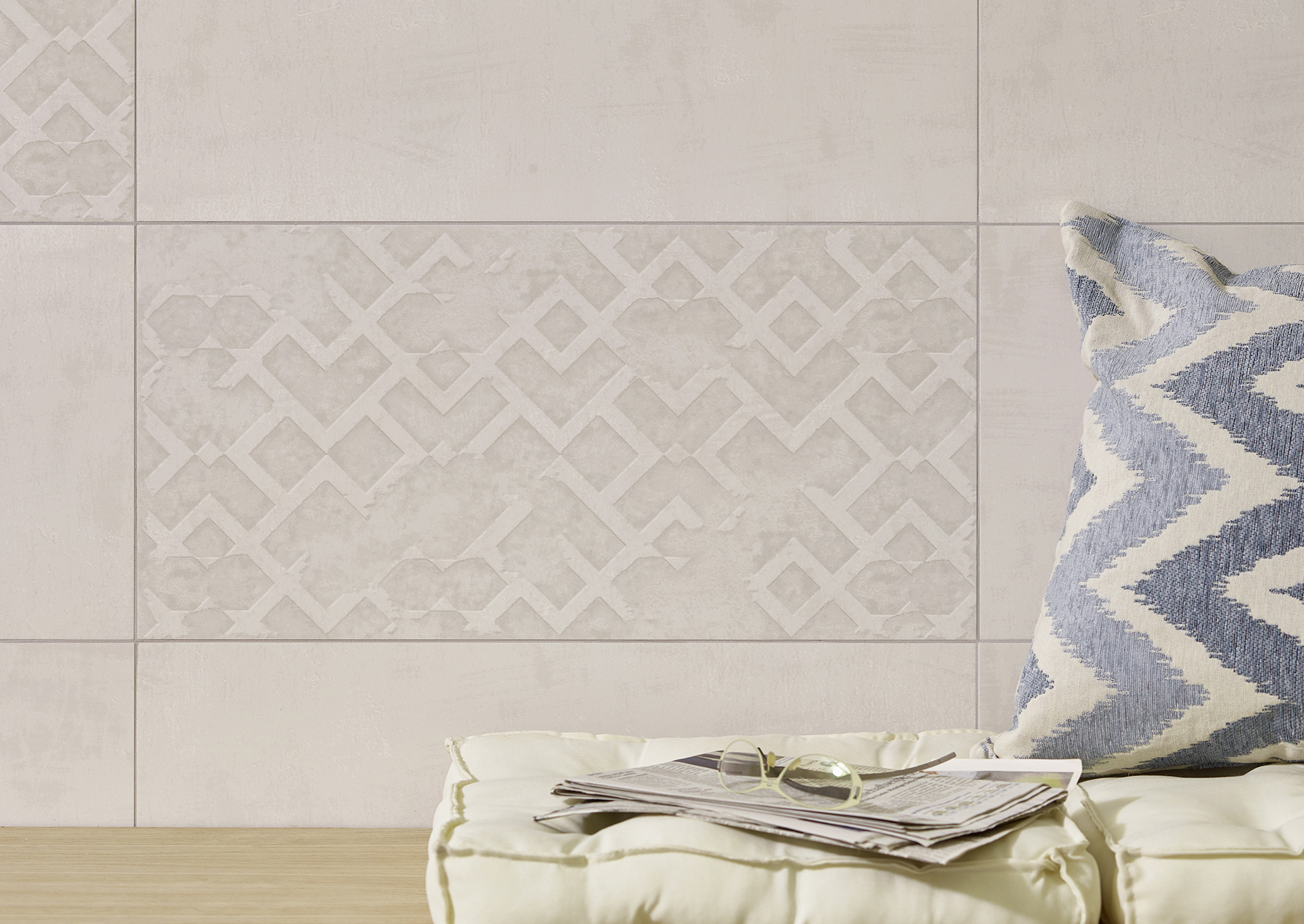 Altai grey antik, grey arabesque 30x60 wall tile, decor