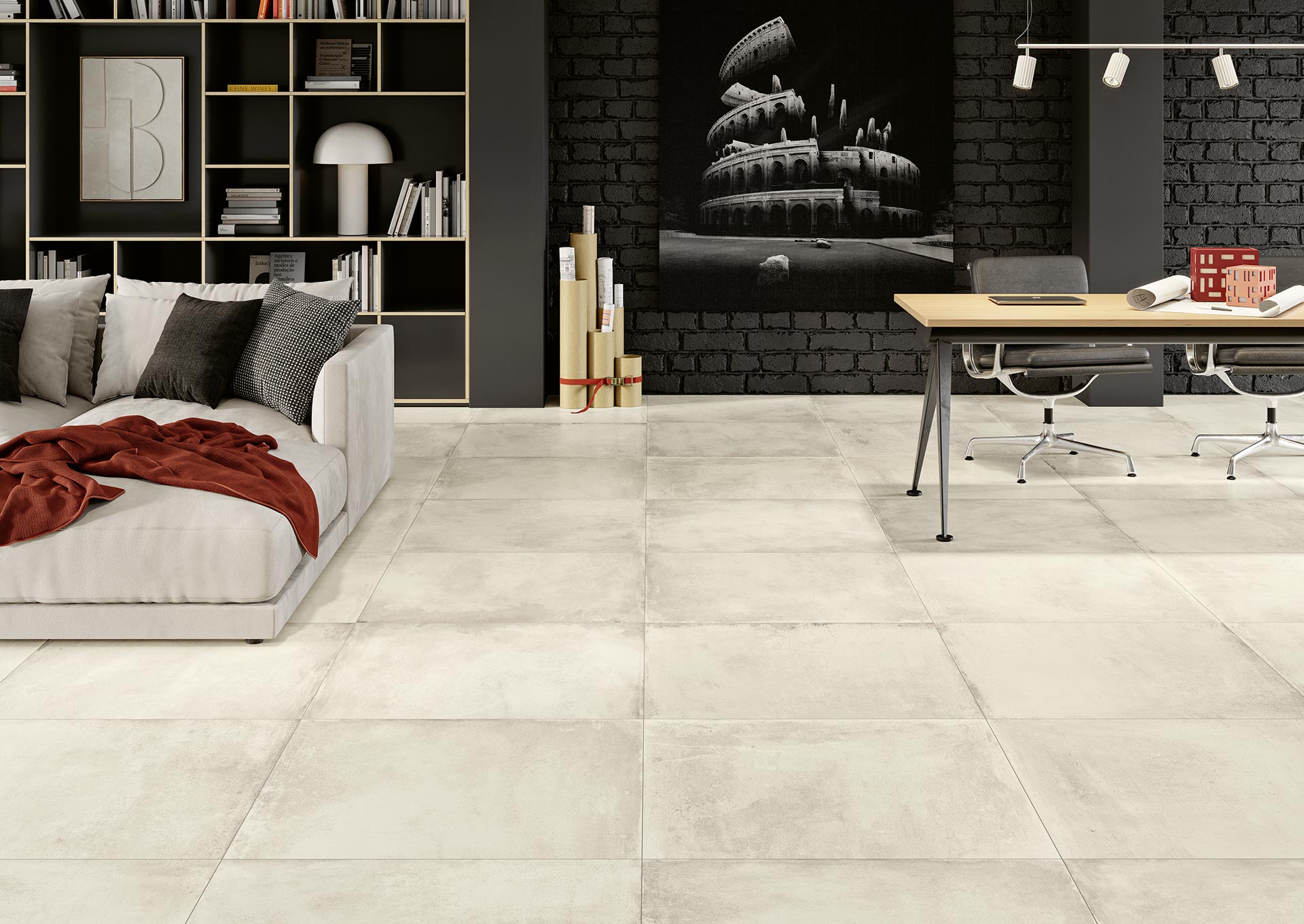 Kiruna beige 80x80 Feinsteinzeug