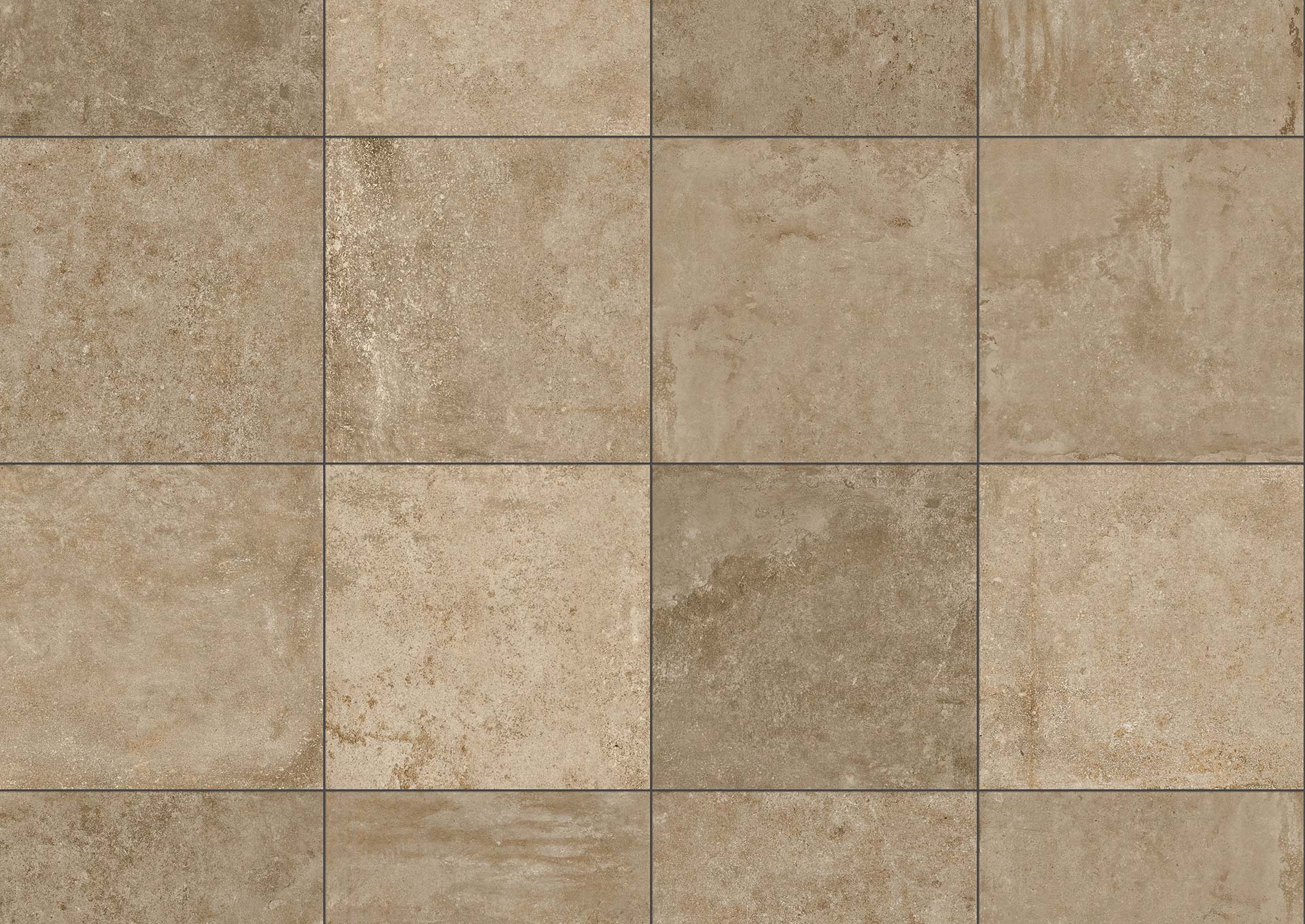 Trail taupe 60x60 2cm Outdoor Bodenverlegung